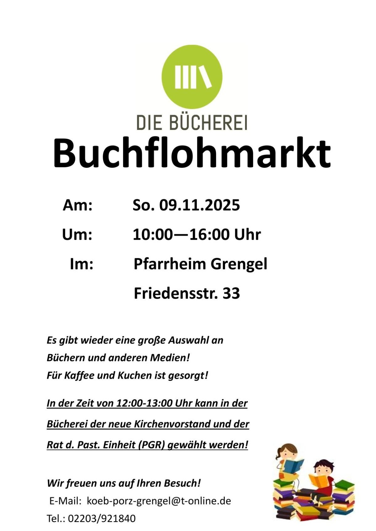 Buchflohmarkt Plakat Herbst 2025-1